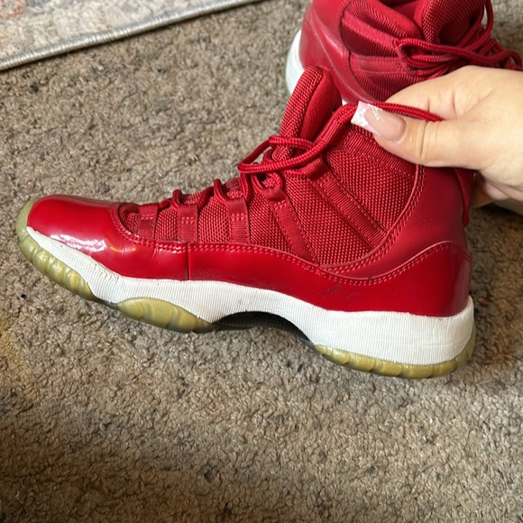Red air Jordan 11s - Picture 4 of 13
